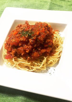煮込むだけ！簡単おいしいボロネーゼ-レシピのメイン写真