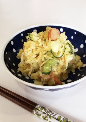カレー味のチーズinポテトサラダ-レシピのメイン写真