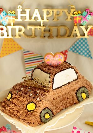 * ナッツ・ショコラ❤バースデーケーキ♪-レシピのメイン写真