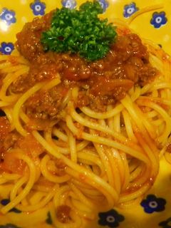 我が家のミートソーススパゲティ-レシピのメイン写真