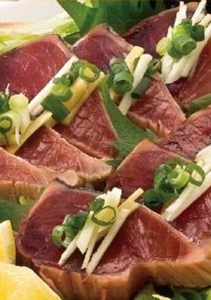 かつおのたたきと香味野菜ののっけ盛り-レシピのメイン写真