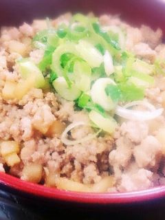 たけのことひき肉のそぼろ丼-レシピのメイン写真