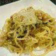 フキノトウソースの手打ちパスタ