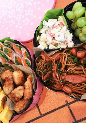 お花見ピクニック弁当-レシピのメイン写真