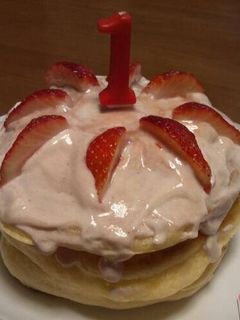 1歳のバースデーケーキ♪-レシピのメイン写真