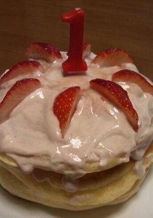 1歳のバースデーケーキ♪-レシピのメイン写真