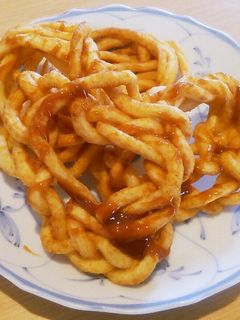 うどんで簡単!かりんとうドーナツ♪-レシピのメイン写真