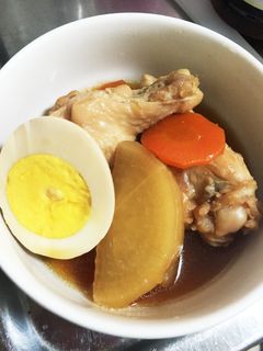 めんつゆで簡単☆しっかり味の手羽元の煮物-レシピのメイン写真