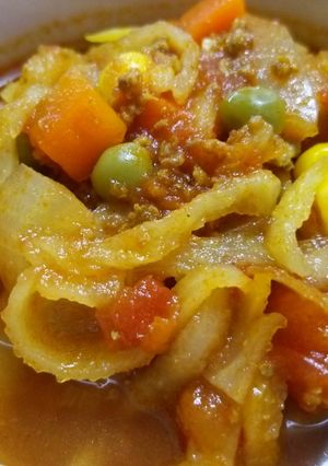 ツナ＆切り干し大根のハヤシソース風煮-レシピのメイン写真