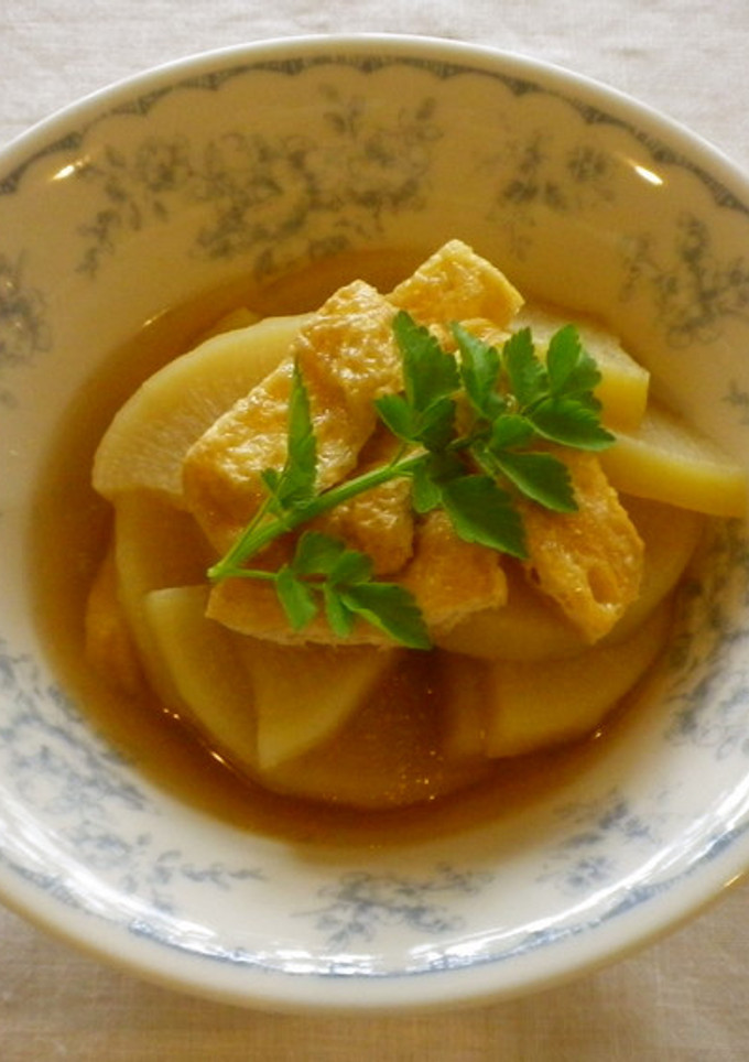 彼直伝＊大根と油揚げの煮物-レシピのメイン写真
