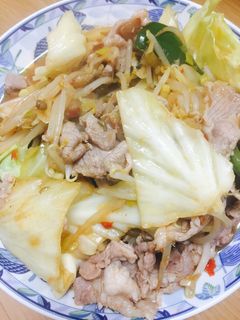豚肉とキャベツの豆板醤炒め-レシピのメイン写真