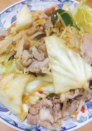 豚肉とキャベツの豆板醤炒め-レシピのメイン写真