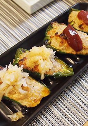 のせて焼くだけ簡単！ピーマンの肉詰め-レシピのメイン写真