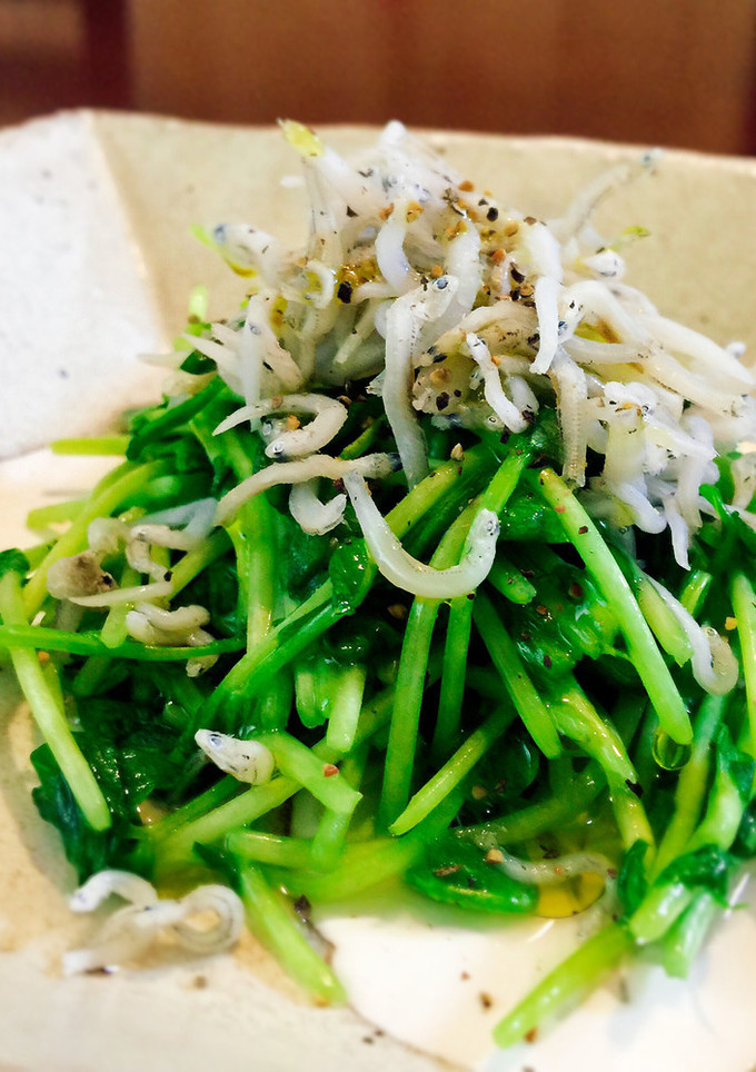 しらすが乗った豆苗のマリネ☆彡-レシピのメイン写真