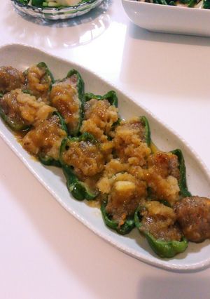こく旨☆ピーマン肉詰めみぞれ煮-レシピのメイン写真