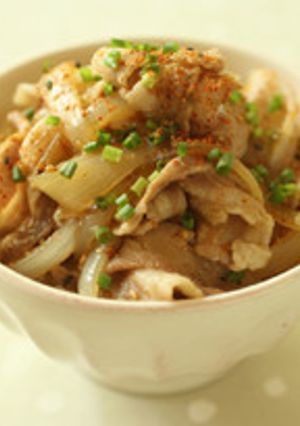 ヘルシー豚丼-レシピのメイン写真