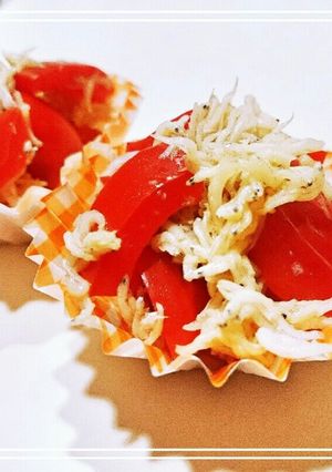 パプリカのしらす和え：お弁当野菜おかず-レシピのメイン写真
