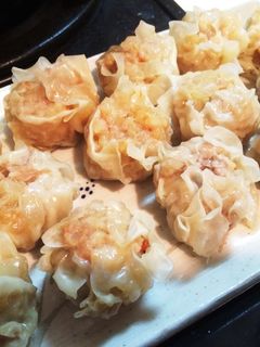 蒸し器不要!フライパンでエビシュウマイ-レシピのメイン写真