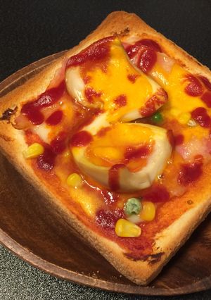 のせて焼くだけ☆簡単☆ピザトースト-レシピのメイン写真