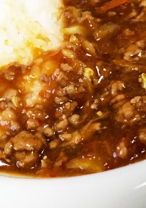ひき肉とキャベツのあんかけ飯-レシピのメイン写真