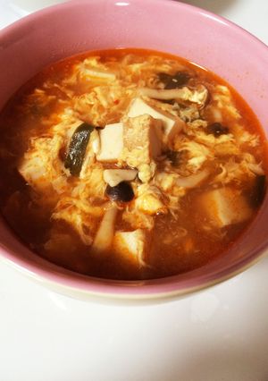 簡単&節約♡チゲ風スープ-レシピのメイン写真