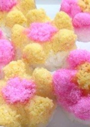 ひな祭り、お花見にペットボトルで花寿し-レシピのメイン写真