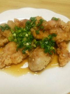 鶏肉の竜田揚げ☆生姜ねぎだれ-レシピのメイン写真