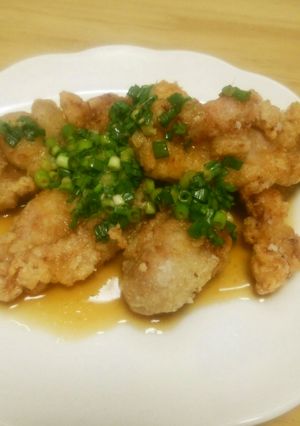 鶏肉の竜田揚げ☆生姜ねぎだれ-レシピのメイン写真