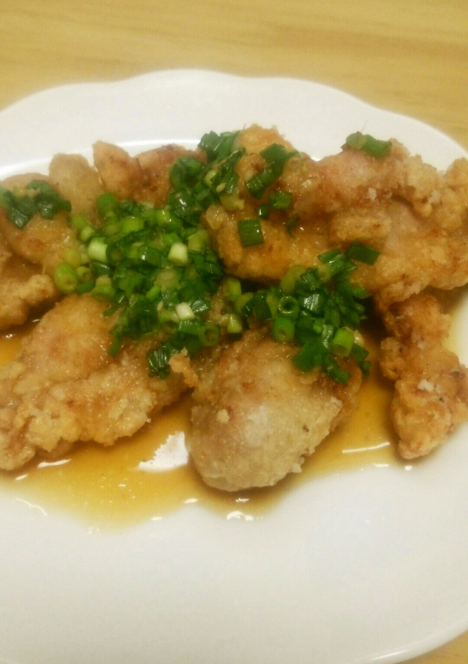 鶏肉の竜田揚げ☆生姜ねぎだれ-レシピのメイン写真