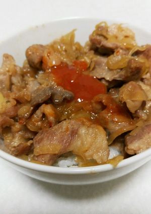 簡単豚丼♪-レシピのメイン写真