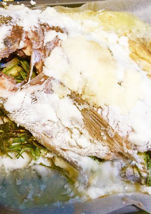 お祝いに☆鯛の塩釜焼き-レシピのメイン写真