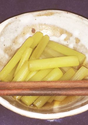 スジ〜の通ったフ〜キの青煮-レシピのメイン写真