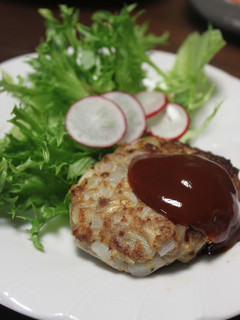 タケノコごろごろハンバーグ♪-レシピのメイン写真