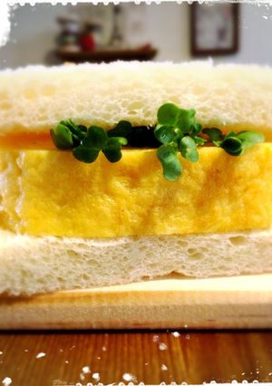 白だしde出し巻き卵焼き♡サンド♡-レシピのメイン写真