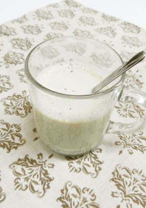 粉末緑茶で作る豆乳ラテ-レシピのメイン写真