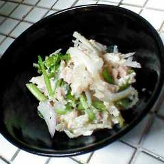 ツナと香り野菜の白和え風サラダ-レシピのメイン写真