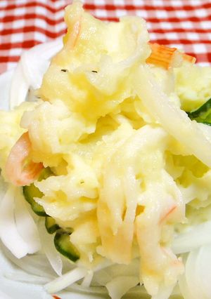 新玉入りポテサラ-レシピのメイン写真