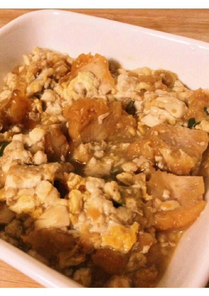 簡単　豆腐唐揚げのあんかけ丼-レシピのメイン写真