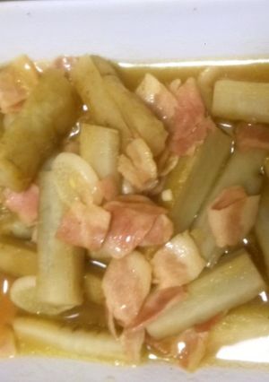 ごぼうとベーコンの白ワイン煮-レシピのメイン写真