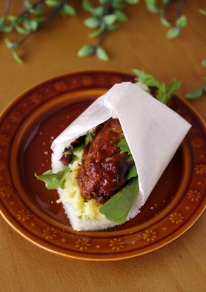 ハンバーグ＆ポテサラ☆サンドシナイッチ-レシピのメイン写真