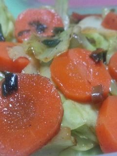人参とキャベツの炒め物-レシピのメイン写真