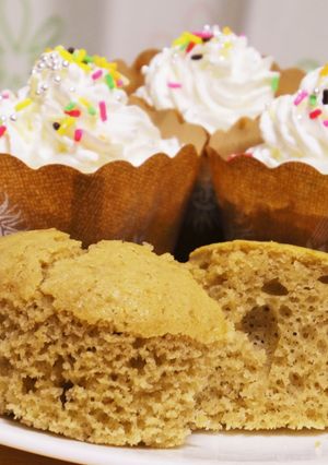 小麦粉不使用☆そば粉カップケーキ-レシピのメイン写真
