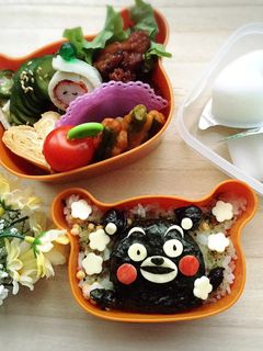 くまモンのキャラ弁-レシピのメイン写真