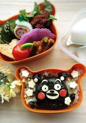 くまモンのキャラ弁-レシピのメイン写真