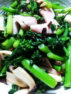 菜の花のからし炒め-レシピのメイン写真