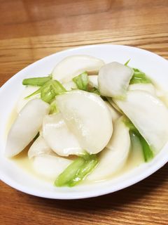 あっさり漬け物☆カブのからし酢味噌あえ-レシピのメイン写真