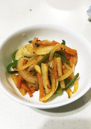☆お弁当☆カレー風味の野菜炒め-レシピのメイン写真