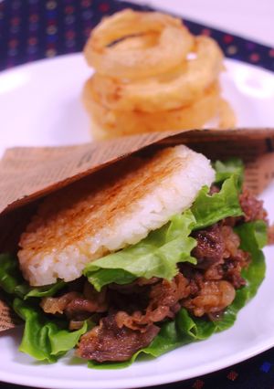 再現！モス風の焼肉ライスバーガー♪-レシピのメイン写真