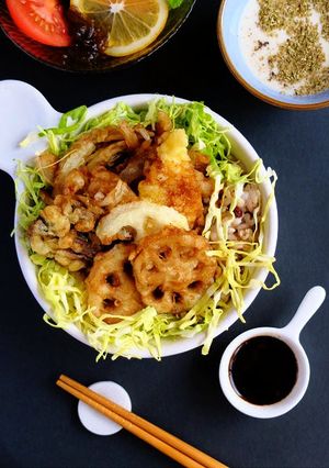 バターが香る♡ソース天丼！-レシピのメイン写真