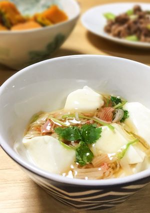 あと一品 お豆腐のカニカマあんかけ-レシピのメイン写真
